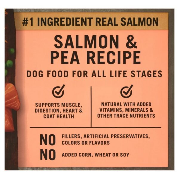 Pure Balance Wild & Free Salmon & Pea Recipe Dry Dog Food, Grain-Free, 11 lbs