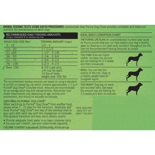 Purina Dog Chow Complete, Dry Dog Food for Adult Dogs High Protein, Real Chicken, 18.5 lb Bag